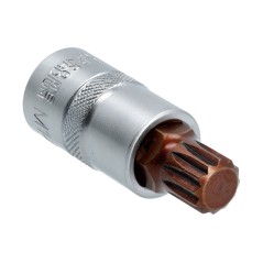 Końcówka Spline na nasadce 1/2", M14 x 55 mm