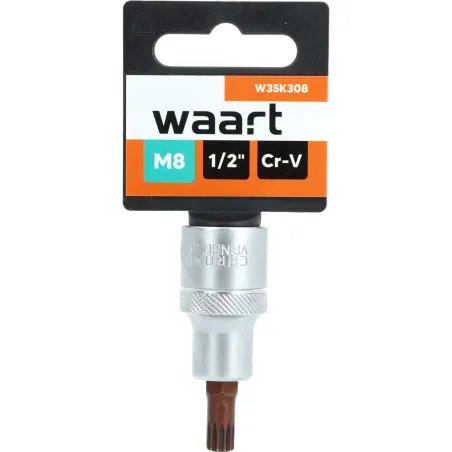 Końcówka Spline na nasadce 1/2", M8 x 55 mm