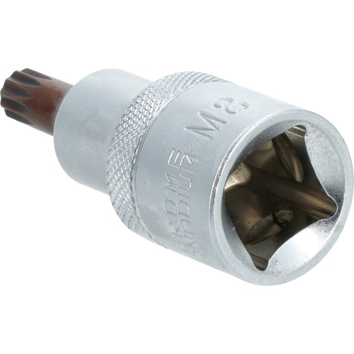 Końcówka Spline na nasadce 1/2", M8 x 55 mm