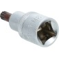 Końcówka Spline na nasadce 1/2", M8 x 55 mm Końcówka Spline na nasadce 1/2", M8 x 55 mm