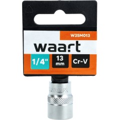 Nasadka sześciokątna 1/4", 13 mm