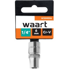 Nasadka sześciokątna 1/4", 6 mm
