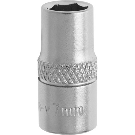 Nasadka sześciokątna 1/4", 7 mm