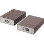 Gąbki ścierne 70 x 100 x 25 mm, P80, P120, 2 szt. Gąbki ścierne 70 x 100 x 25 mm, P80, P120, 2 szt.