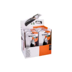 Nóż z ostrzem trapezowym 19 mm, 11 ostrzy, automatycznie chowane ostrze