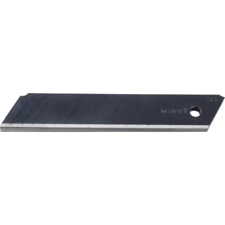 Ostrza łamane wymienne 18 mm, potrójnie ostrzone, 10 szt. 15 segmentów, SK4