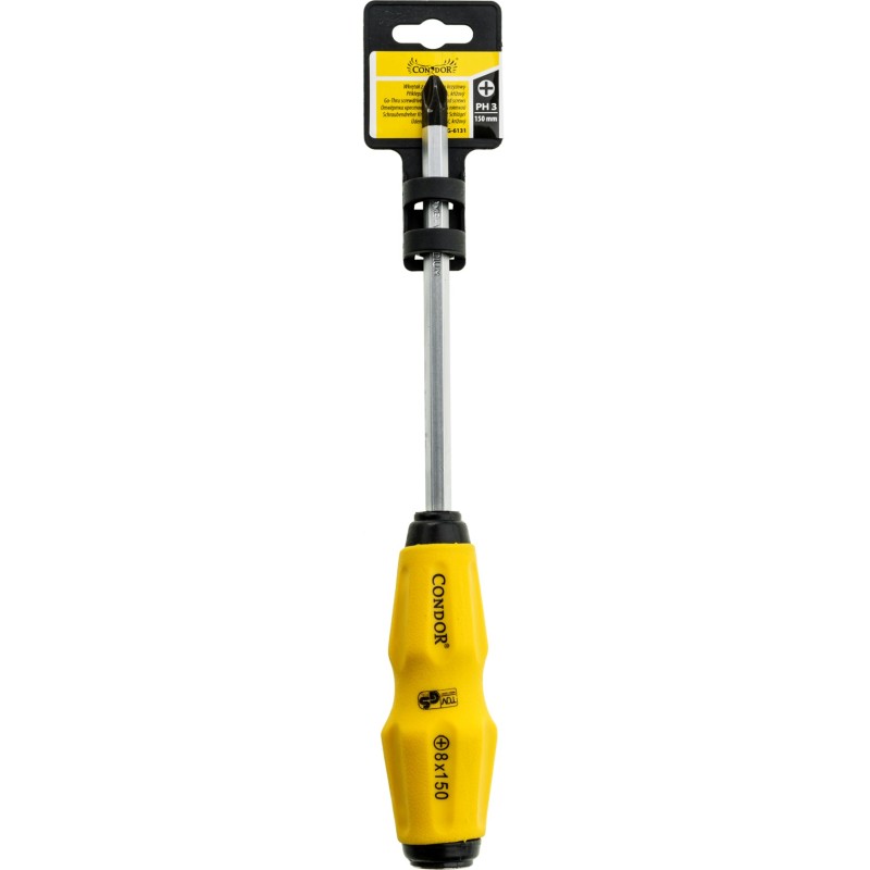 Wkrętak krzyżowy z podbijakiem PH3 x 150 mm