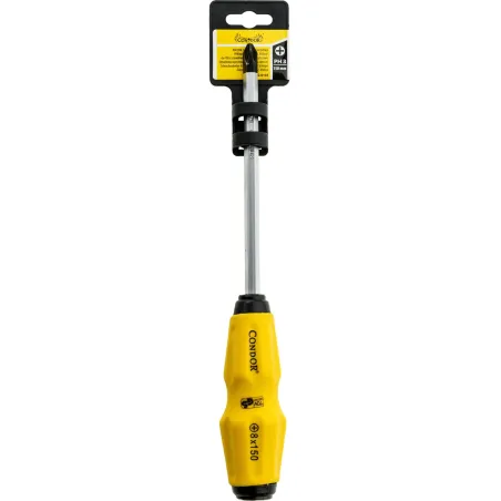 Wkrętak krzyżowy z podbijakiem PH3 x 150 mm