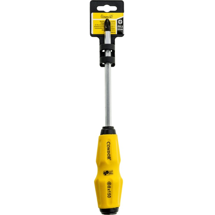 Wkrętak krzyżowy z podbijakiem PH3 x 150 mm Wkrętak krzyżowy z podbijakiem PH3 x 150 mm