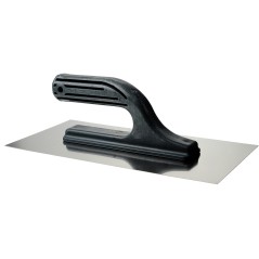 Paca metalowa 130 x 270 mm, gładka, stal nierdzewna, plastikowy uchwyt