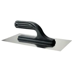 Paca metalowa 130 x 270 mm, gładka, stal nierdzewna, plastikowy uchwyt