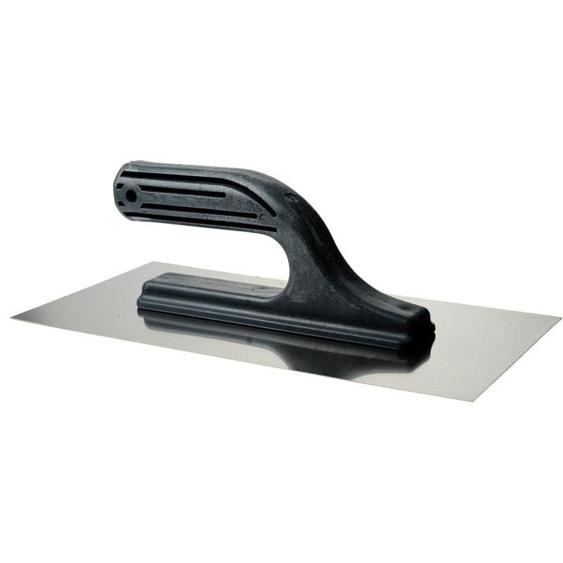 Paca metalowa 130 x 270 mm, gładka, stal nierdzewna, plastikowy uchwyt