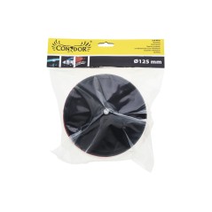 Zestaw dysk z rzepem z gąbką polerska 125 mm, z trzpieniem 6 mm