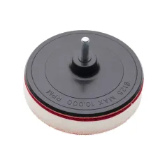 Zestaw dysk z rzepem z gąbką polerska 125 mm, z trzpieniem 6 mm