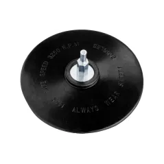 Dysk z gumą 125 mm, z trzpieniem 6 mm