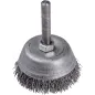 Szczotka druciana doczołowa 50 mm, trzpień 6 mm