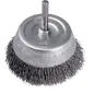 Szczotka druciana doczołowa 70 mm, trzpień 6 mm