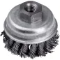 Szczotka druciana doczołowa 75 mm, M14, drut skręcany