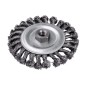 Szczotka druciana tarczowa 125 mm, M14, drut skręcany Szczotka druciana tarczowa 125 mm, M14, drut skręcany