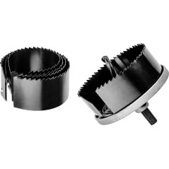 Zestaw otwornic do drewna 60-95 mm, wysokość 30 mm, 5szt.
