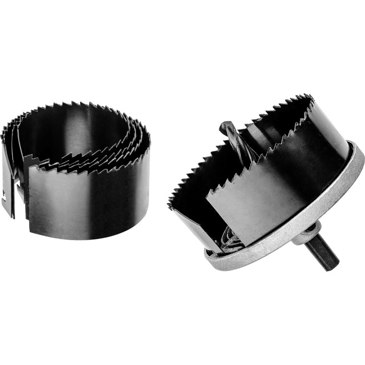 Zestaw otwornic do drewna 60-95 mm, wysokość 30 mm, 5szt.