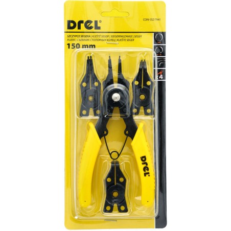 Szczypce segera 150 mm, 4 końcówki