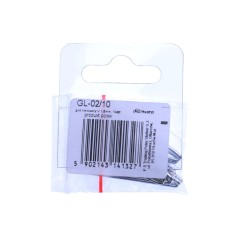 Groty niklowane 1.5 mm, 10 szt.
