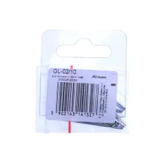 Groty niklowane 1.5 mm, 10 szt.