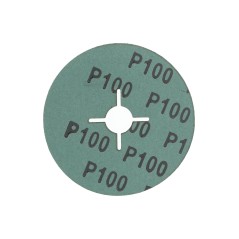 Krążki ścierne fibrowe 125 mm, P100, 3 szt.