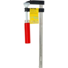 Ścisk stolarski 50 x 200 mm, typ F, drewniany uchwyt, FSC 100%, certyfikat NC-COC-062817