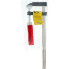 Ścisk stolarski 50 x 200 mm, typ F, drewniany uchwyt, FSC 100%, certyfikat NC-COC-062817