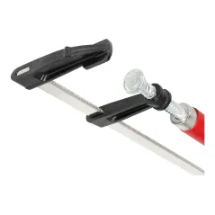 Ścisk stolarski 120 x 300 mm, typ F, drewniany uchwyt, FSC 100%, certyfikat NC-COC-062817