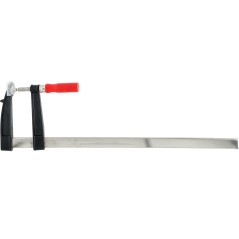 Ścisk stolarski 120 x 500 mm, typ F, drewniany uchwyt, FSC 100%, certyfikat NC-COC-062817