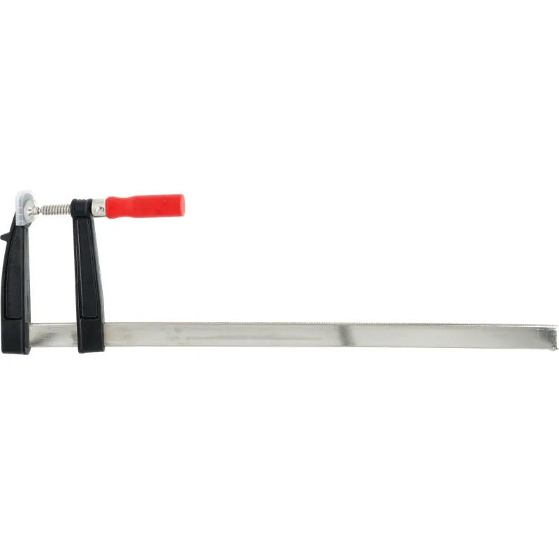 Ścisk stolarski 120 x 500 mm, typ F, drewniany uchwyt, FSC 100%, certyfikat NC-COC-062817