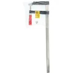 Ścisk stolarski 120 x 500 mm, typ F, drewniany uchwyt, FSC 100%, certyfikat NC-COC-062817