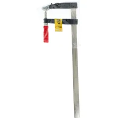 Ścisk stolarski 120 x 800 mm, typ F, drewniany uchwyt, FSC 100%, certyfikat NC-COC-062817