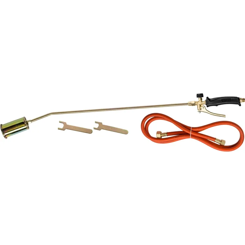 Palnik dekarski z pojedynczą dyszą 60 mm, lanca 560 mm, wąż 5 m Palnik dekarski z pojedynczą dyszą 60 mm, lanca 560 mm, wąż 5 m