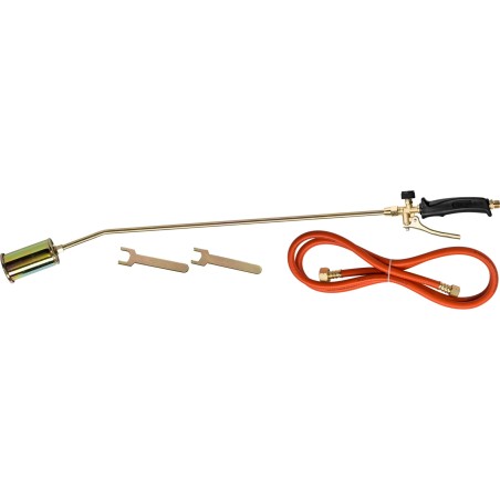 Palnik dekarski z pojedynczą dyszą 60 mm, lanca 560 mm, wąż 5 m