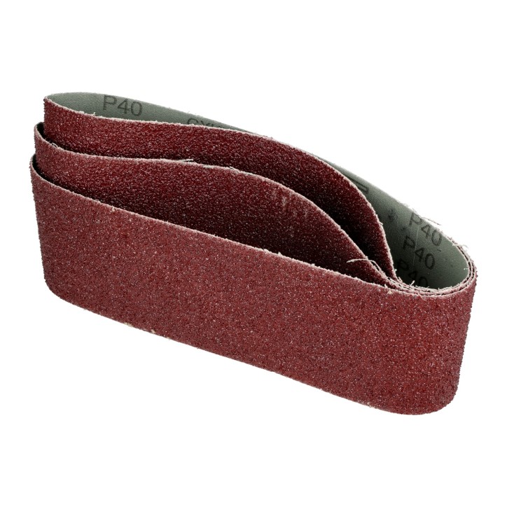 Pasy bezkońcowe 75 x 457 mm, P40, 3 szt.