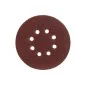 Krążki ścierne 150 mm, P100, na rzep, z otworami, 5 szt.