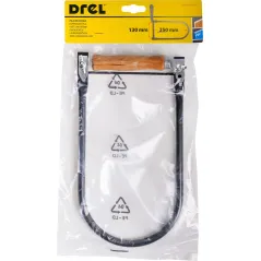 Piła włosowa 130 mm, głębokość cięcia 250 mm, drewniany uchwyt
