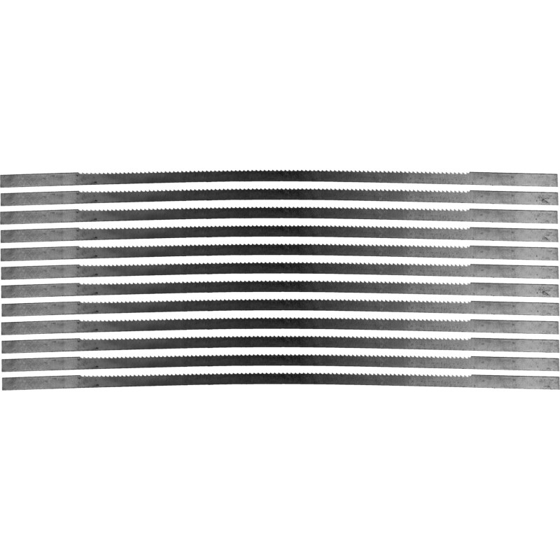 Brzeszczoty do piły włosowej 150 mm, ząb nr. 3, drewno-plastik, 12 szt. Brzeszczoty do piły włosowej 150 mm, ząb nr. 3, drewno-plastik, 12 szt.