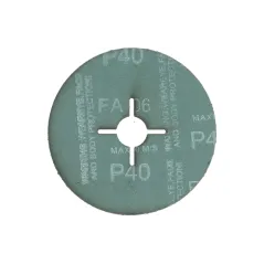 Krążki ścierne fibrowe 125 mm, P40, 3 szt.