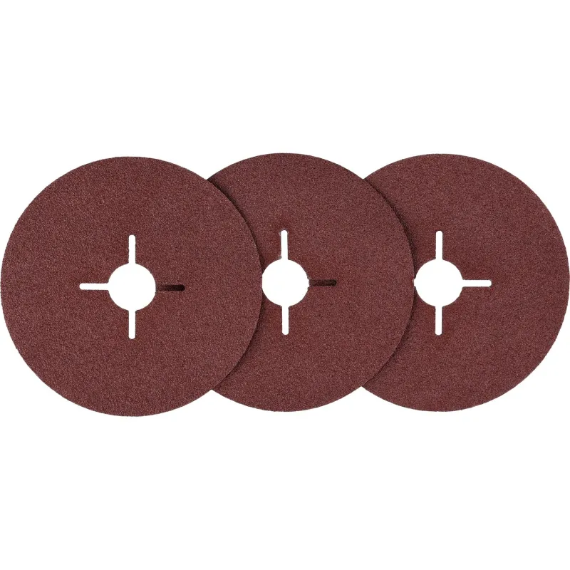 Krążki ścierne fibrowe 125 mm, P60, 3 szt.