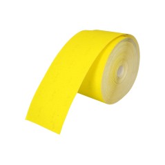 Papier ścierny 115 mm, P220, żółty, 50 m, rolka