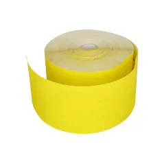 Papier ścierny 115 mm, P220, żółty, 50 m, rolka
