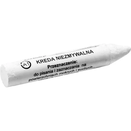 Kreda techniczna biała, niezmywalna, typ A1