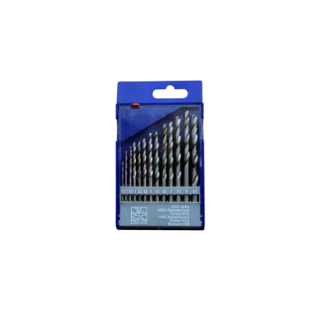 Zestaw wierteł do metalu 1.5-6.5 mm, szlifowane, 13 szt