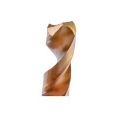 Zestaw wierteł do metalu 1.0-10.0 mm, tytanowane, metalowe pudełko, 19 szt.