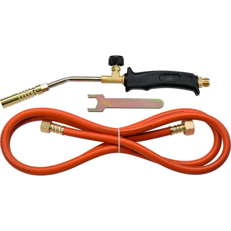 Palnik do lutowania miedzi z dyszą 17 mm, wąż 1.5 m Palnik do lutowania miedzi z dyszą 17 mm, wąż 1.5 m